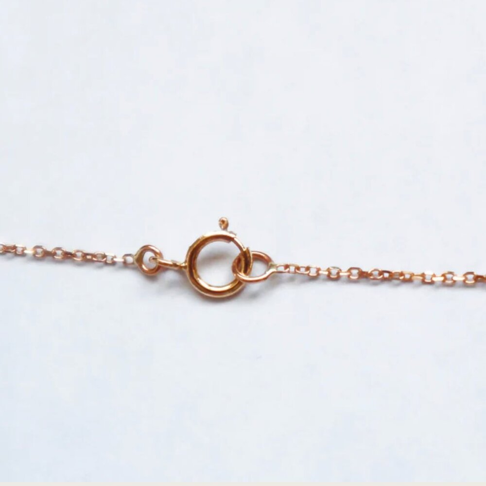 18k Gold Infinity Necklace - Picture 3 of 7